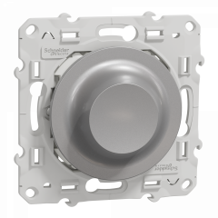 Wiser Odace - variateur rotatif LED - 2 fils - zigbee - alu