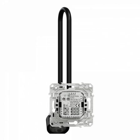 Odace - liseuse - avec prise USB-A - 2,1A - anthracite