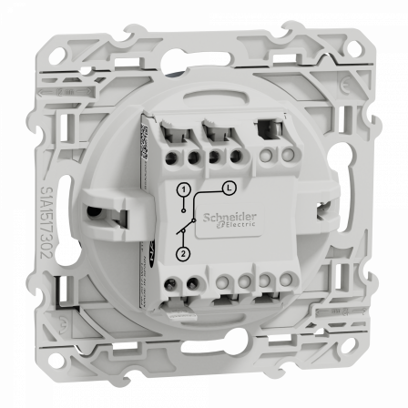 Odace - va-et-vient - anthracite - 10A