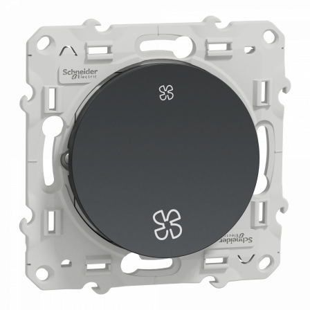 Odace - interrupteur VMC sans position arrêt - anthracite