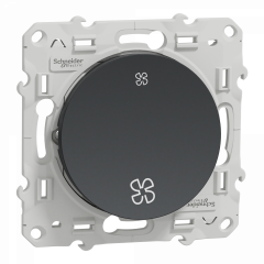 Odace - interrupteur VMC sans position arrêt - anthracite