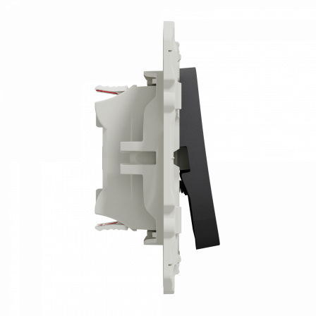 Odace - va-et-vient + poussoir anthracite - 10A