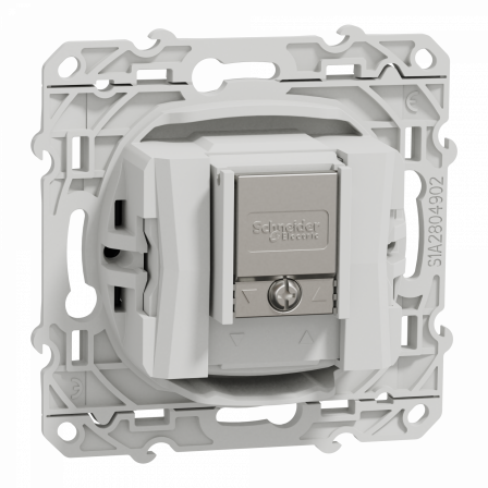 Odace - prise TV/FM/SAT - anthracite - 1 entrée