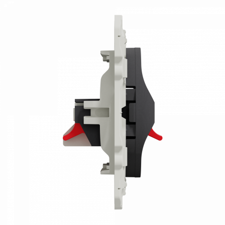 Odace - prise haut-parleurs - 2 sorties - anthracite