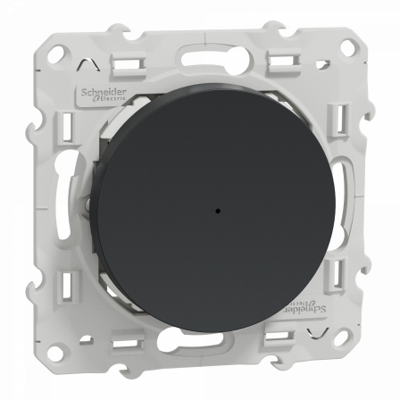 Wiser Odace - variateur poussoir - 2 fils - zigbee - anthracite