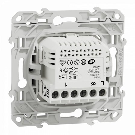 Wiser Odace - interrupteur volet-roulant - 4A - zigbee - anthracite