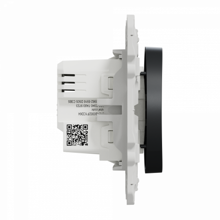 Wiser Odace - interrupteur volet-roulant - 4A - zigbee - anthracite
