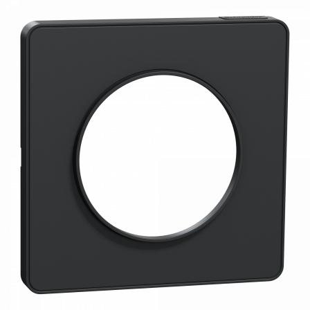 Odace Touch - plaque 1 poste anthracite
