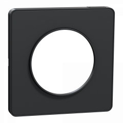 Odace Touch - plaque 1 poste anthracite