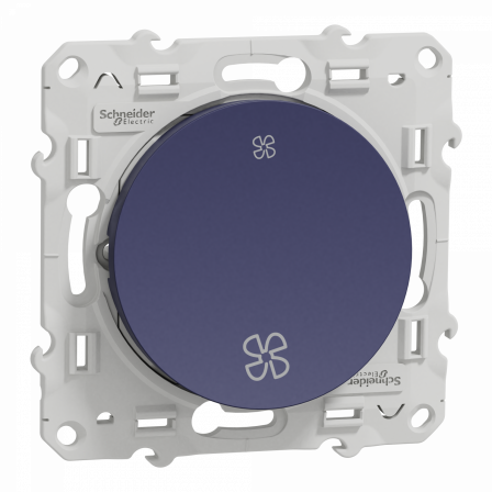 Odace - interrupteur VMC - sans position arrêt - cobalt