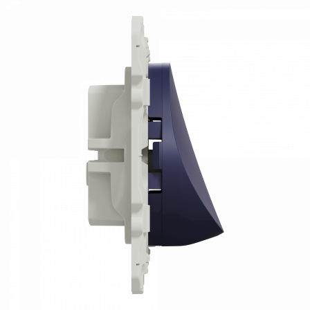 Odace - sortie de câble - cobalt - 6 à 12 mm2