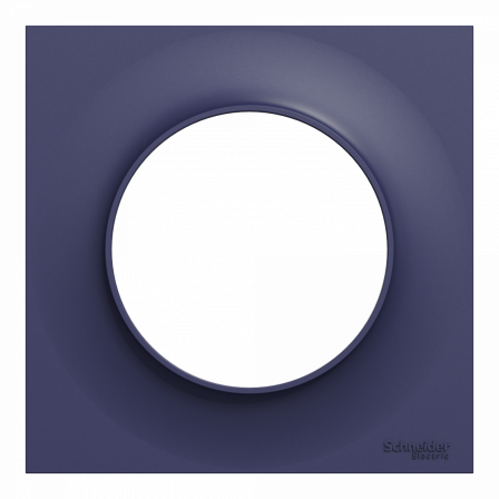 Odace Styl - plaque 1 poste bleu cobalt