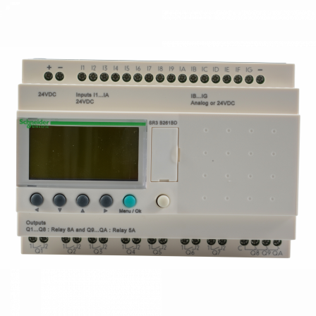 Zelio Logic - relais intelligent modul.- 26 E/S - 24Vcc - horloge - affichage