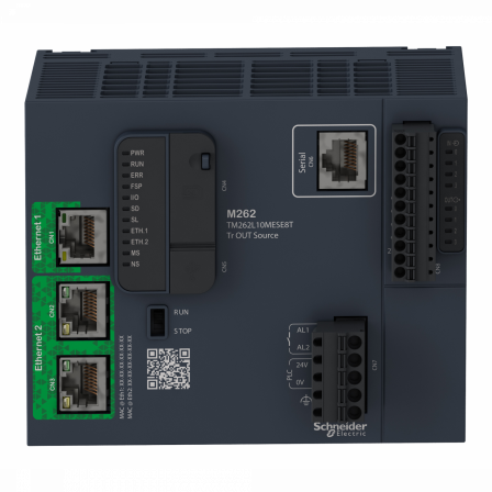 Modicon M262 - Contrôleur logique - 5ns/inst - Ethernet RJ45 - 2 adresses IP