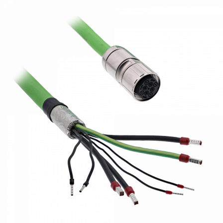 cable moteur sh a lxm, m4 0, 10mm2, ul, 5