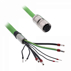 cable moteur sh a lxm, m4 0, 10mm2, ul, 5