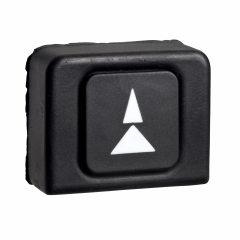 Harmony XACA - tête capuchonnée pour bouton-poussoir - abaisser, lent./rapidem.