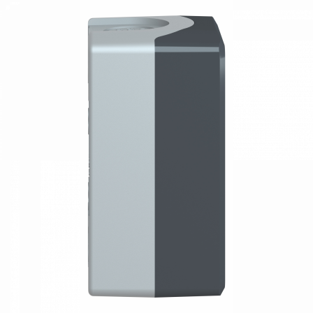 Harmony XAL - boite 2 trous Ø22 - couvercle gris foncé - fond gris clair