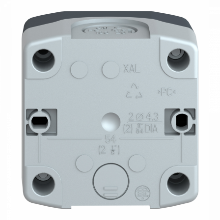 Harmony XAL - boite 1 bouton poussoir affleurant vert Ø22 marquage 'I' - 1F