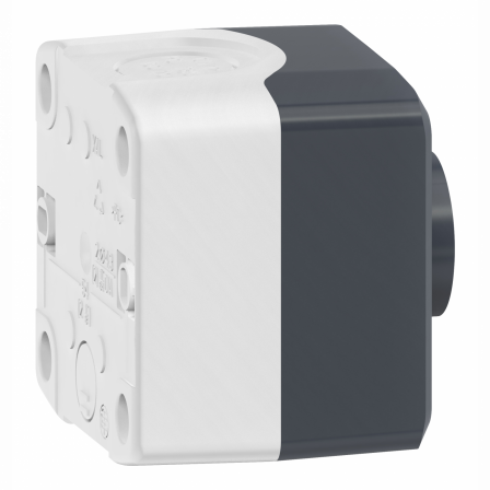 Harmony boite - 1 bouton poussoir rouge affleurant Ø22 - 1O - O