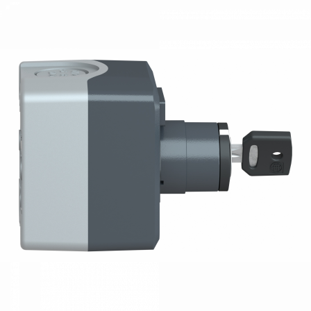 Harmony boite - 1 bouton tournant Ø22 à clé - 1F+1O