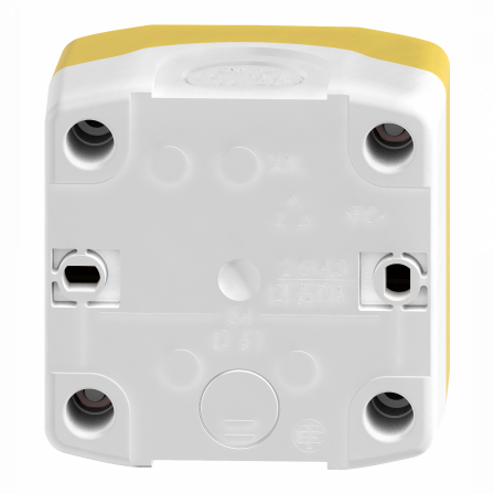 Harmony XAL - boite jaune arrêt urgence rouge - pousser tourner - 2O - Ø40