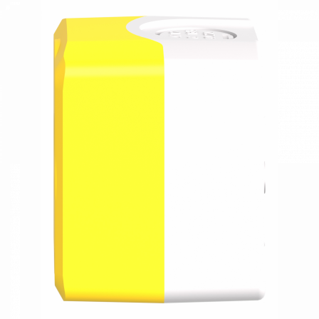 Harmony XAL - boite vide 1 trou - Ø22 - jaune - pour arrêt d'urgence lumineux