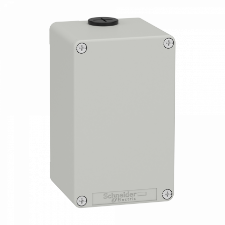 Boite métal vide grise - M20 x2 - non percée - 80x130x77 mm - UL cULus