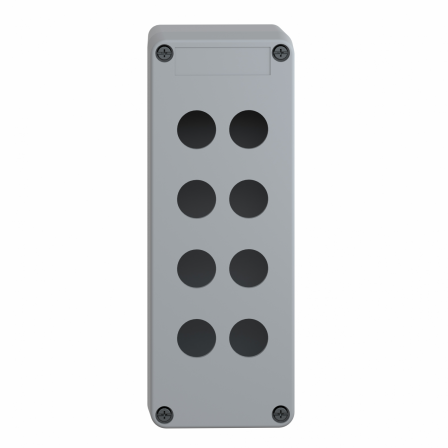 Harmony XAPA - boîte à boutons vide - plastique - 8 perçages en 2 colonnes