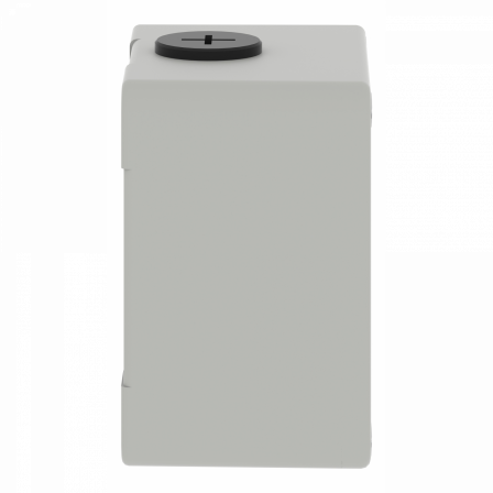 Boite métal vide grise - M20 x2 - non percée - 80x80x51,5 mm - UL cULus