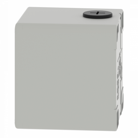 Boite métal vide grise - M20 x2 - non percée - 80x80x77 mm - UL cULus