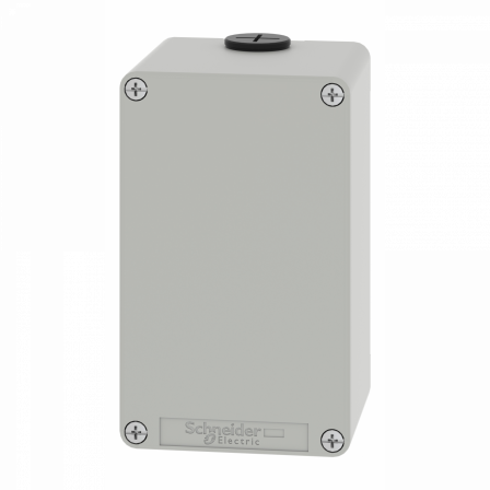 Boite métal vide grise - M20 x2 - non percée - 80x130x77 mm - UL cULus