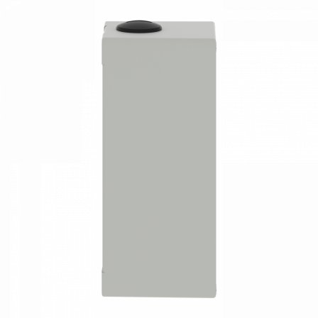 Boite métal vide grise - M25 x2 - non percée - 80x175x77 mm