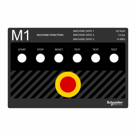 Harmony - plastron 300x200 - personnalisé via configurateur