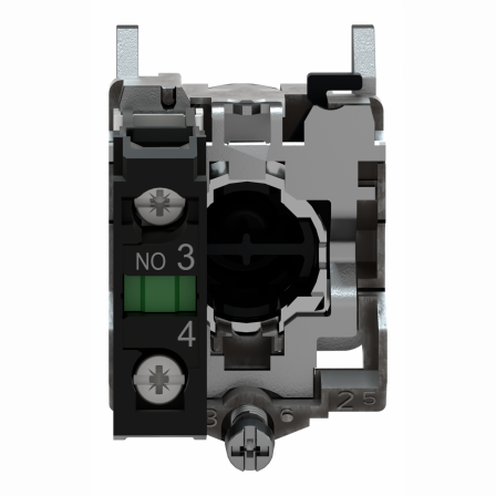 Harmony XB4 - bouton poussoir à impulsion - Ø22 - blanc - 1F - vis étrier