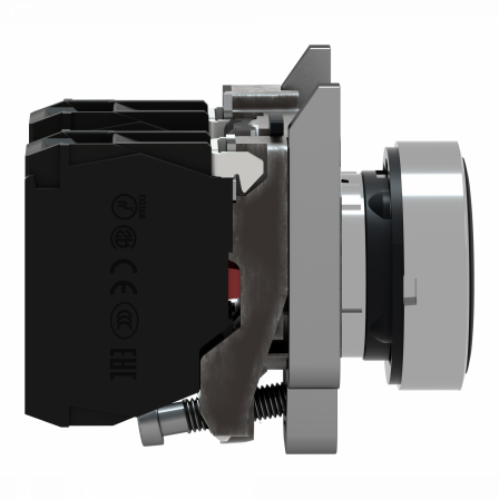 Harmony XB4 - bouton poussoir à impulsion - Ø22 - noir - 1O+1F - vis étrier