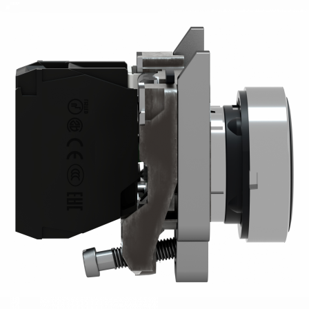 Harmony XB4 - bouton poussoir à impulsion - Ø22 - marqué - noir - 1F - vis