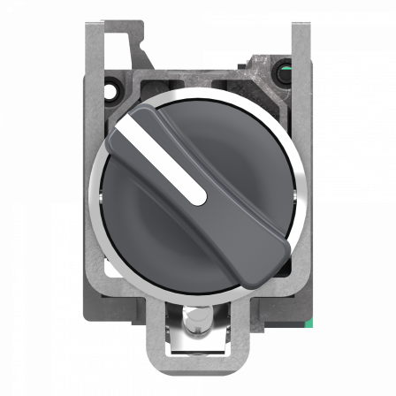 Harmony XB4 - bouton tournant à manette - Ø22 - 2 pos fix - noir - 1F - push in