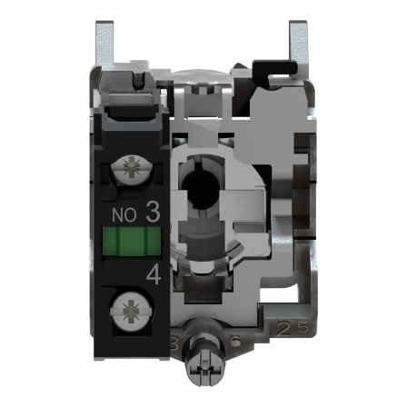 Harmony XB4 - bouton tournant à manette - Ø22 - 2 pos à rap. - noir - 1F - vis