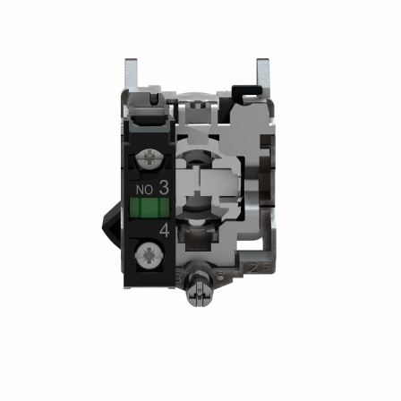 Harmony XB4 - bouton tournant à crosse Ø22 - Ø22 - 2 pos fix - noir - 1F - vis