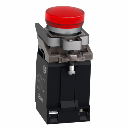 Harmony XB4 - voyant lumineux BA9s - Ø22 - rouge - 120V - vis étrier