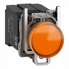 Harmony XB4 - voyant lumineux DEL - Ø22 - orange - alim transfo 400V - vis étr