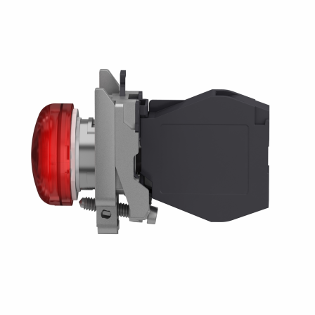 Harmony XB4 - voyant lumineux DEL Atx gaz - Ø22 - rouge - 230V - vis étrier