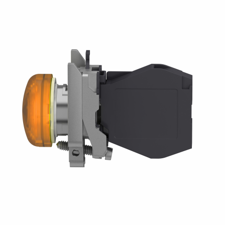 Harmony XB4 - voyant lumineux DEL Atx gaz - Ø22 - orange - 230V - vis étrier