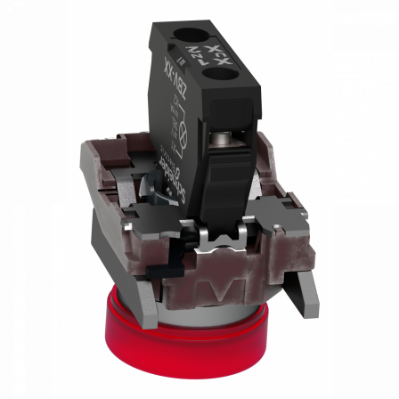 Harmony XB4 - voyant lumineux DEL - Ø22 - rouge - 120V - vis étrier