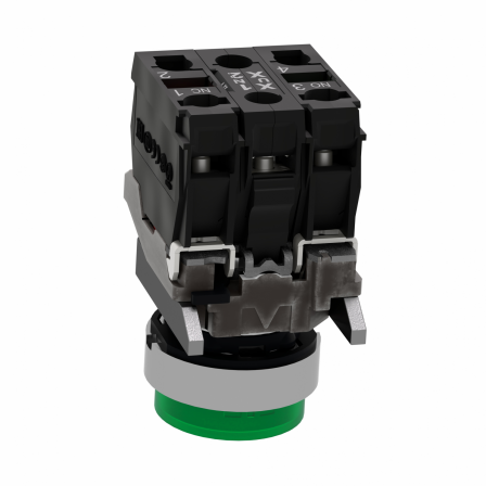 Harmony - Bouton poussour lumineux, depassant, ver