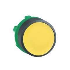 Harmony XB5 - tête bouton poussoir - Ø22 - affleurant - jaune