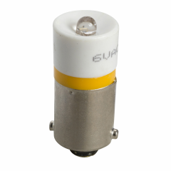 Harmony lampe de signalisation LED - jaune - BA9s - 48V CA CC