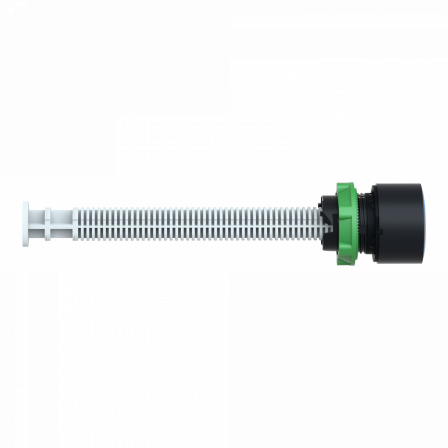 Harmony XB5 - bouton poussoir réarmement - Ø22 - dist 120/257mm - marqué - bleu