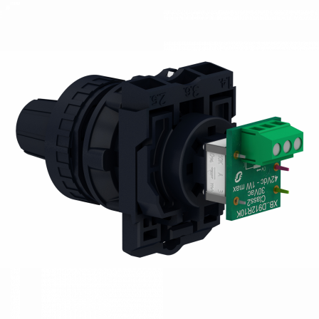 Harmony XB5 - potentiomètre complet - Ø22 - 4,7k? - raccordement sur bornier